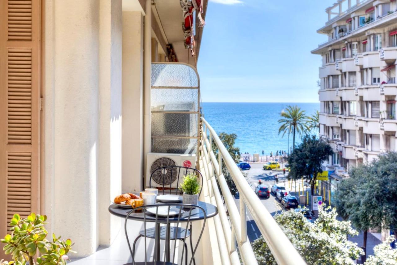 ניס #29 Suite Gambetta Ac Sea View 2 Bedrooms 1Min Walk To Promenade & Sea מראה חיצוני תמונה