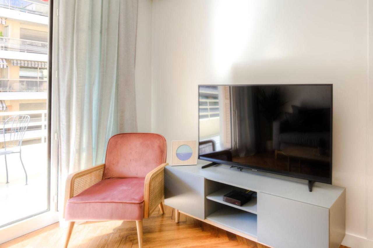 ניס #29 Suite Gambetta Ac Sea View 2 Bedrooms 1Min Walk To Promenade & Sea מראה חיצוני תמונה